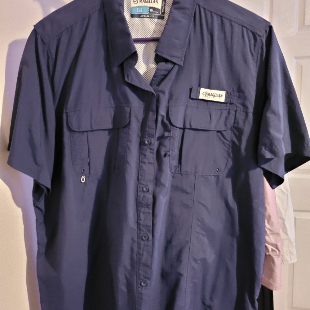 Magellan outdoor short sleeve blouse